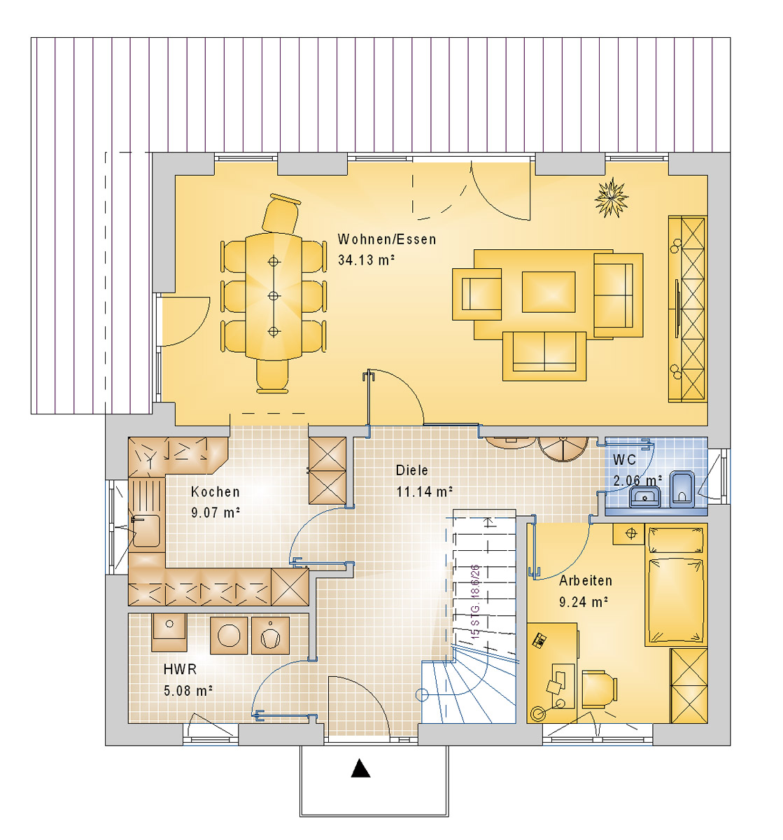 Stadthaus 146 m² EG
