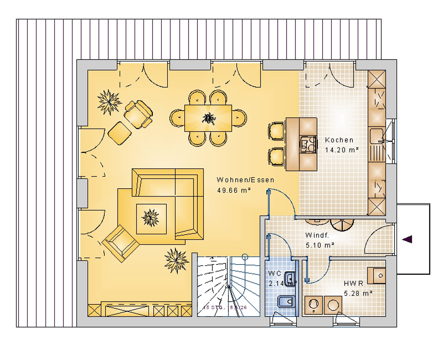 Stadthaus 151 m² EG