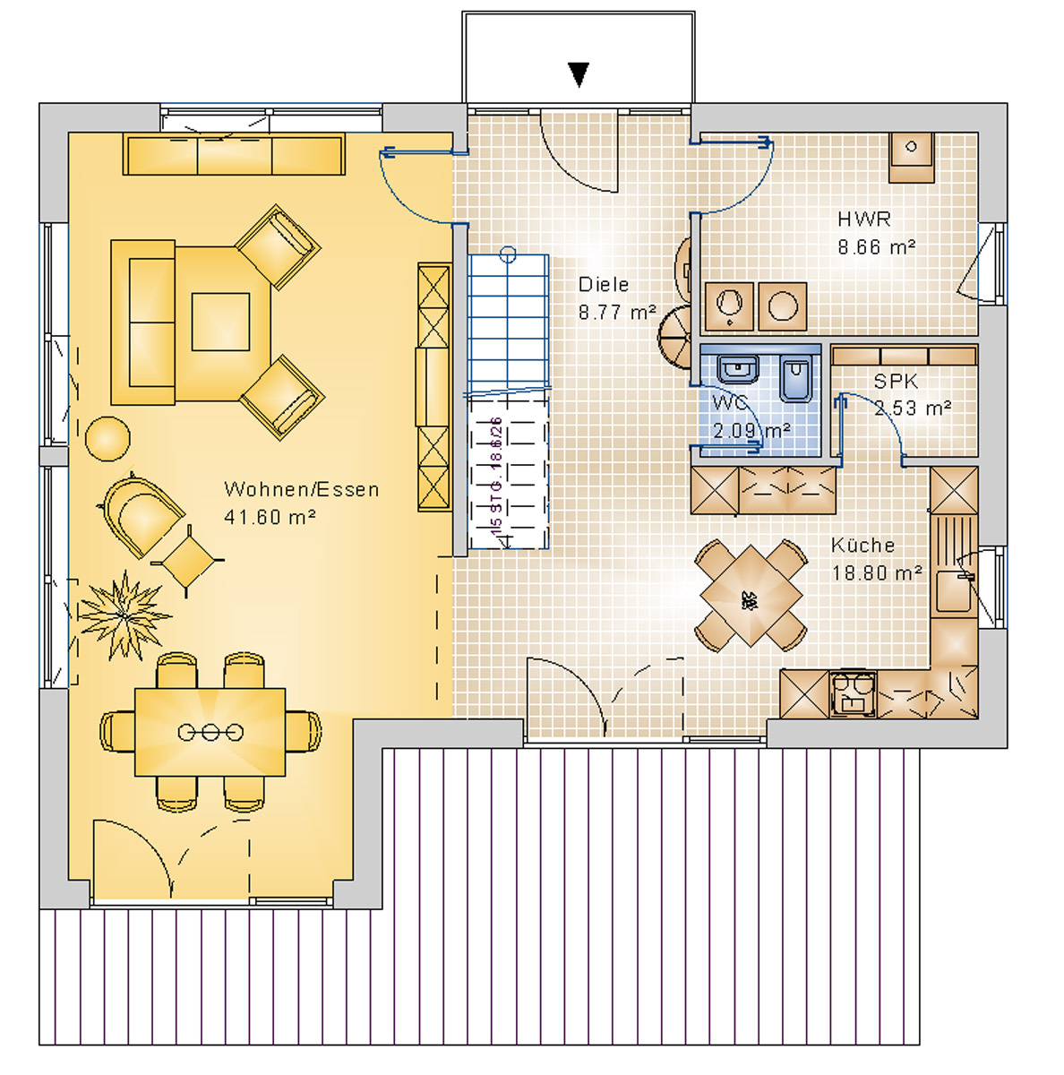 Stadthaus 163 m² EG
