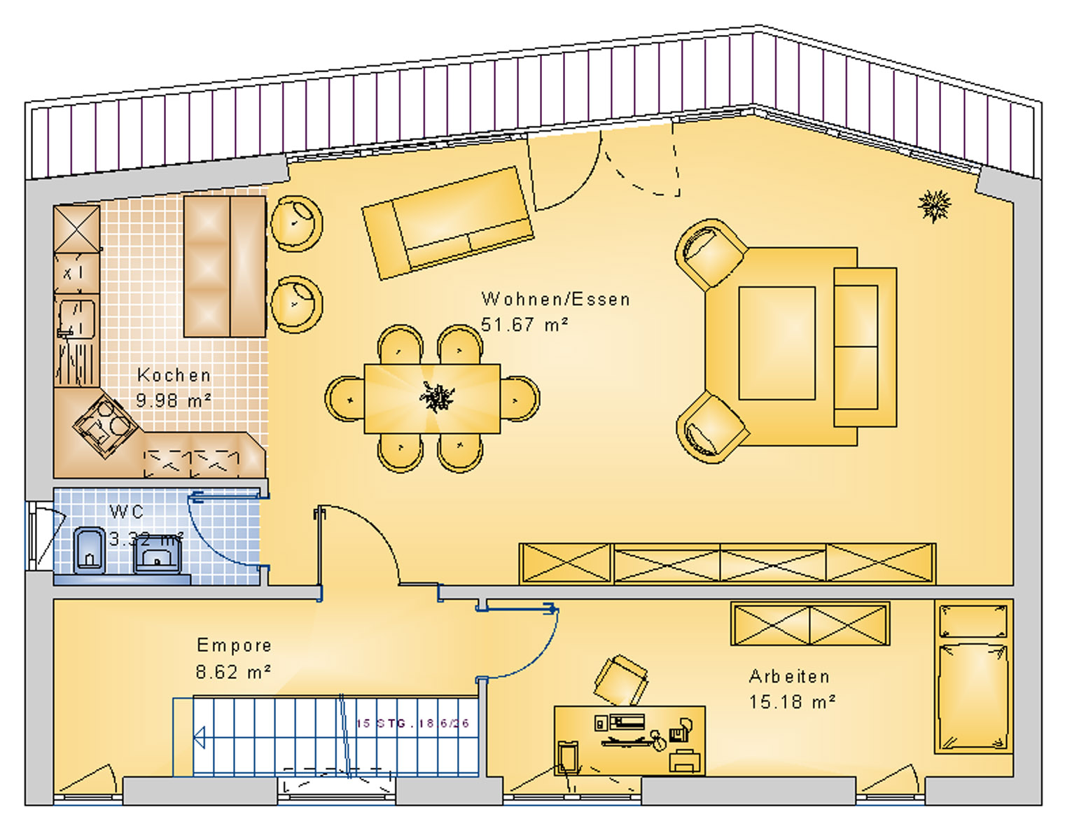 Stadthaus 166 m² DG