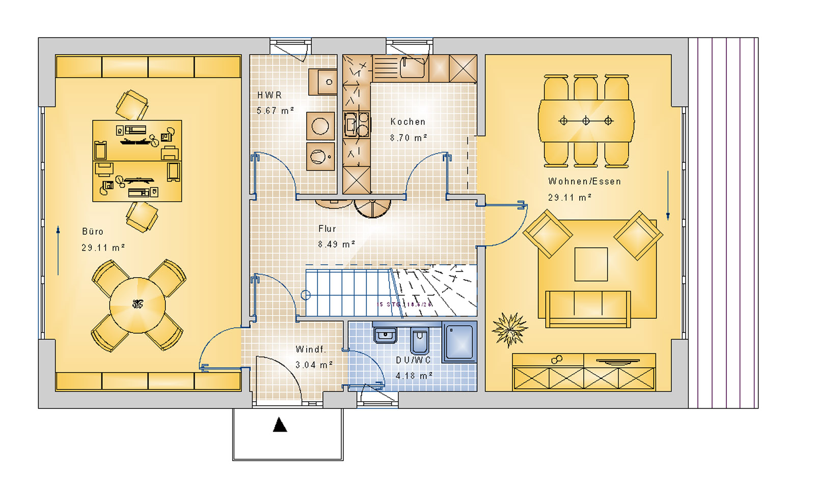 Stadthaus 167 m² EG