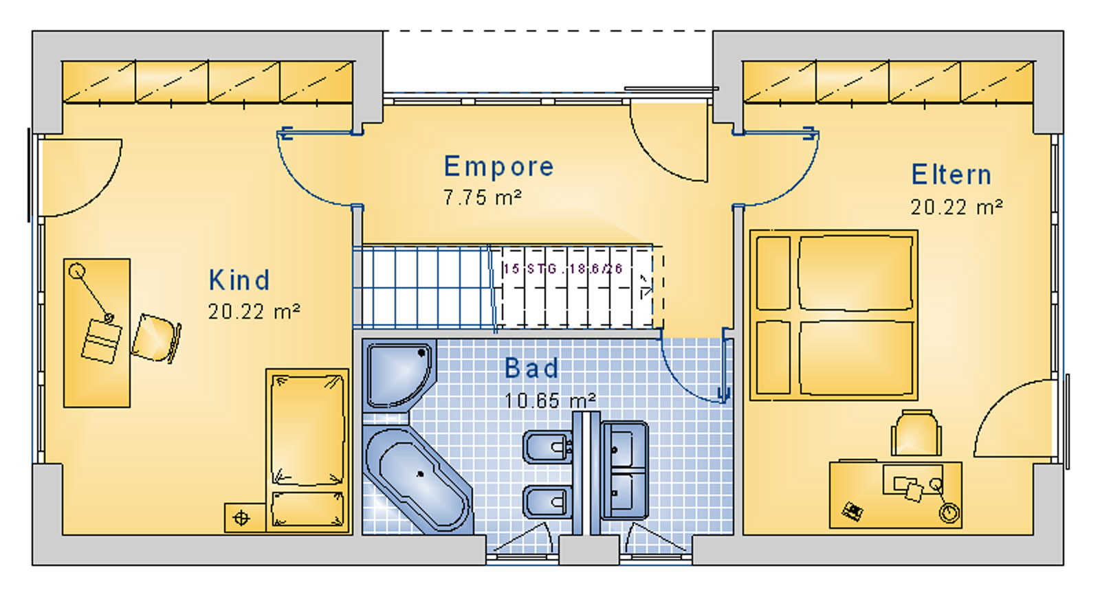 Stadthaus 171 m² OG