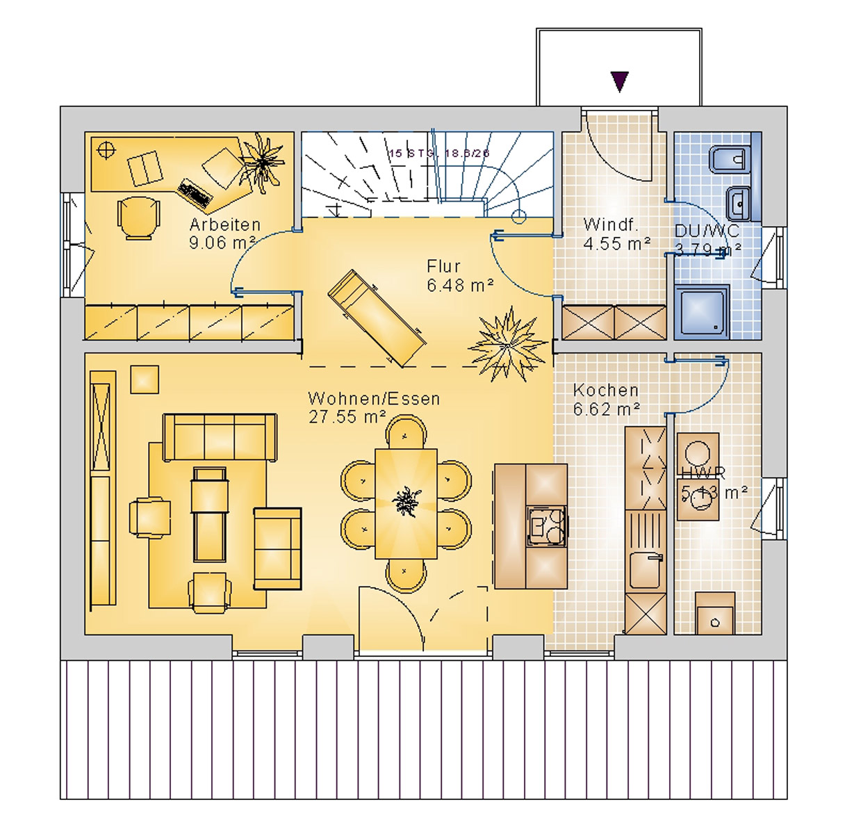 Stadtvilla 127 m² EG