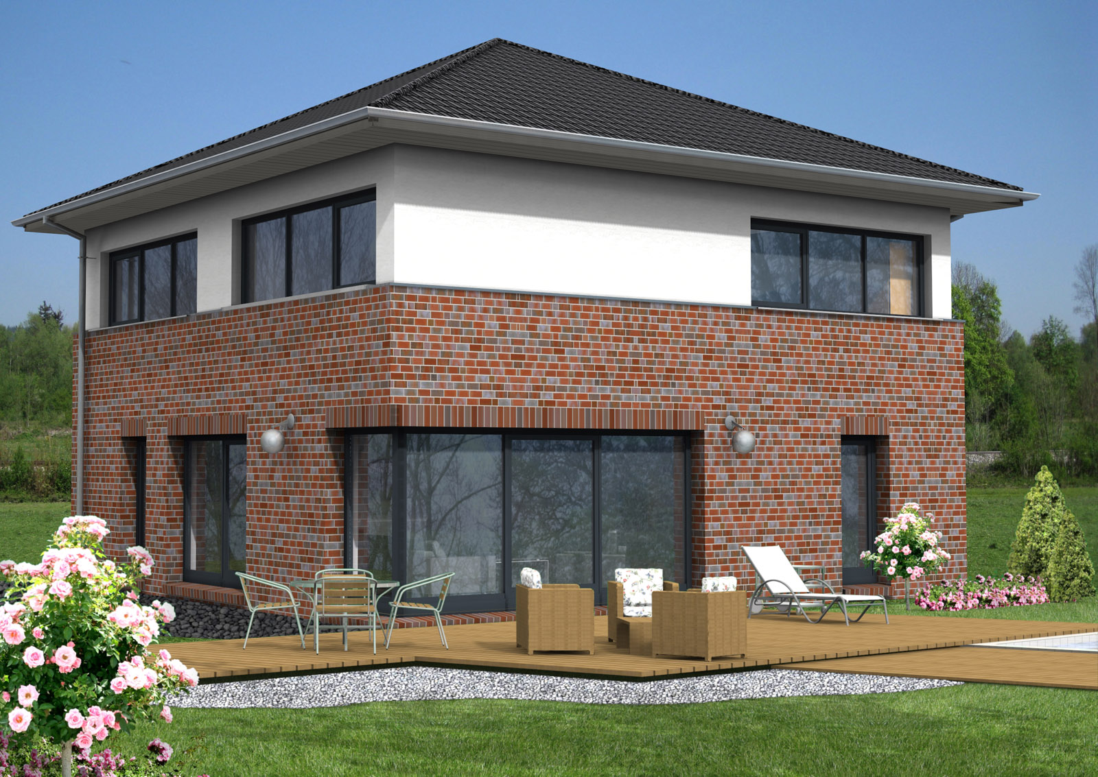 Stadtvilla 129 m² Ansicht 1