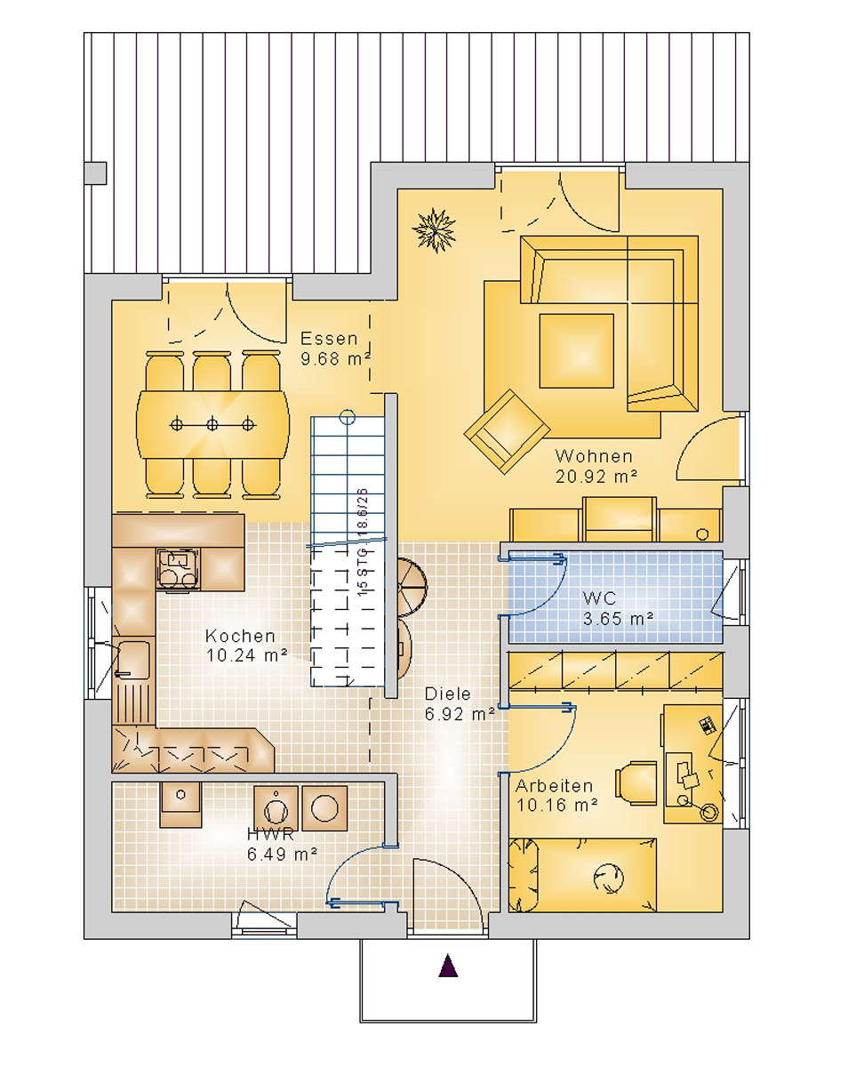 Stadtvilla 137 m² EG