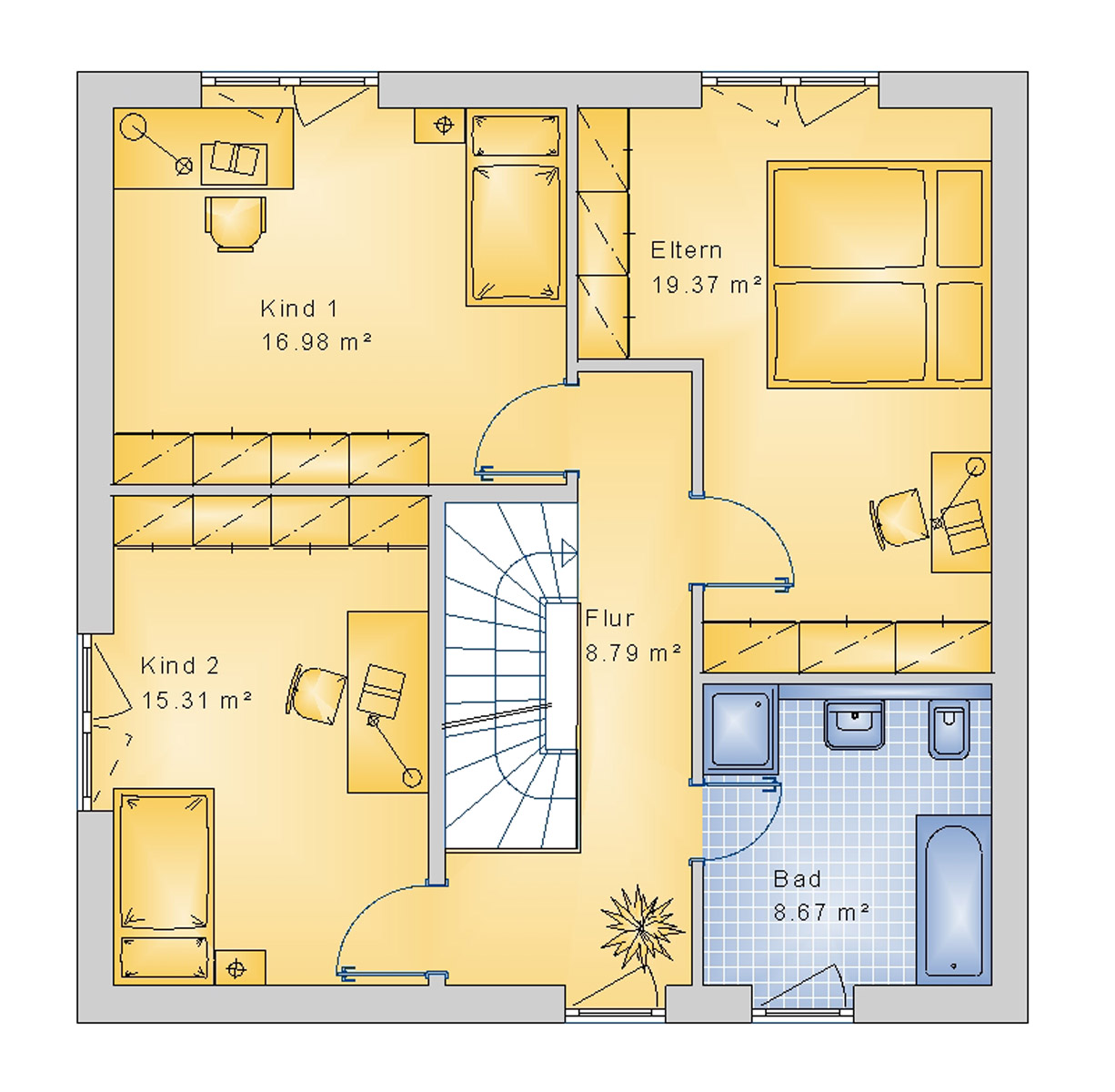 Stadtvilla 138 m² DG