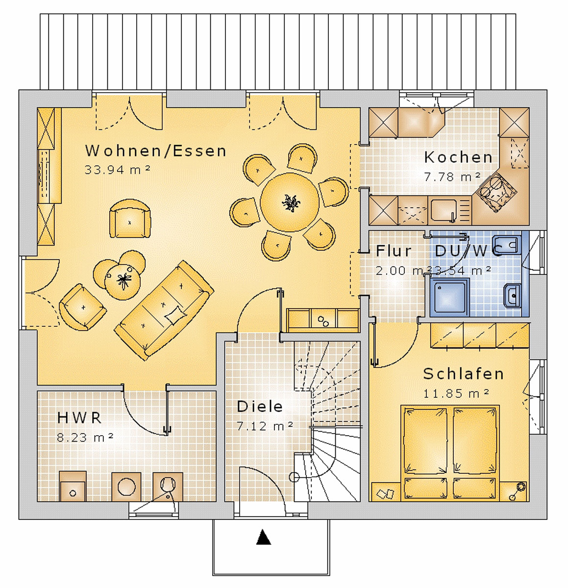 Stadtvilla 146 m² EG