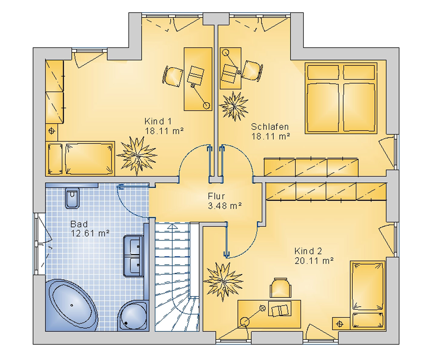 Stadtvilla 147 m² DG