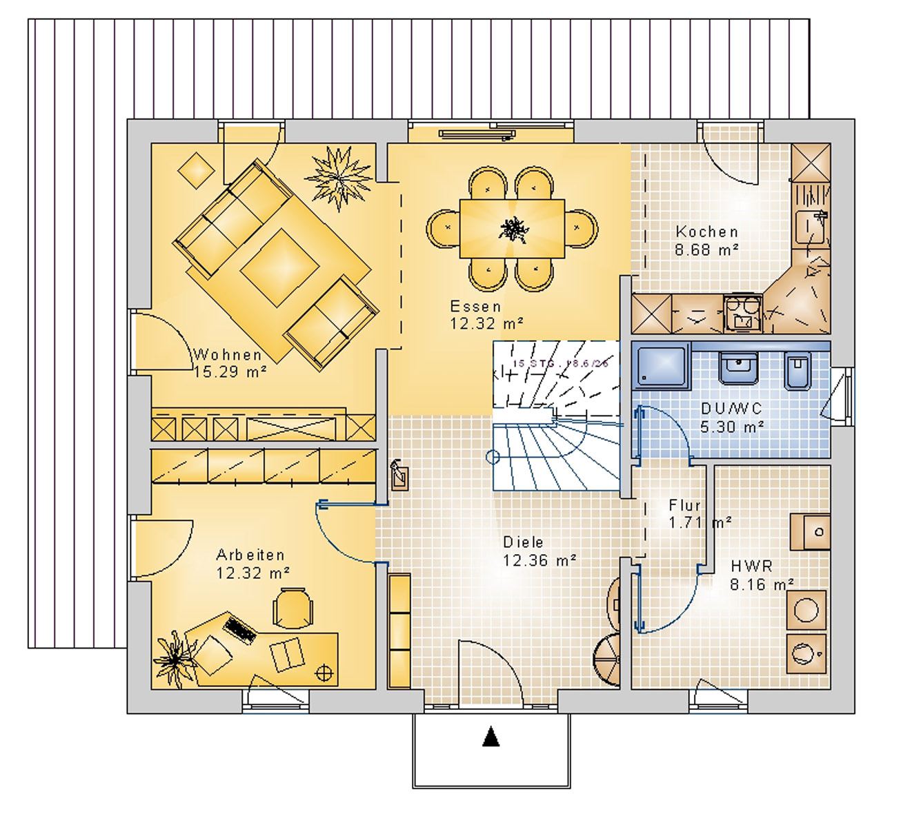 Stadtvilla 153 m² EG