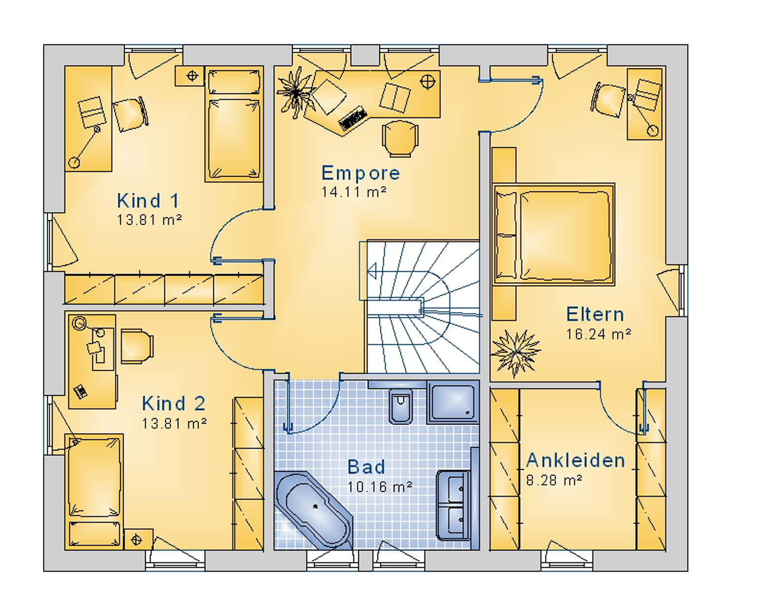 Stadtvilla 153 m² OG