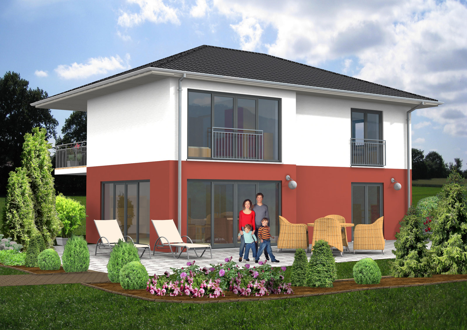 Stadtvilla 154 m² Ansicht 1