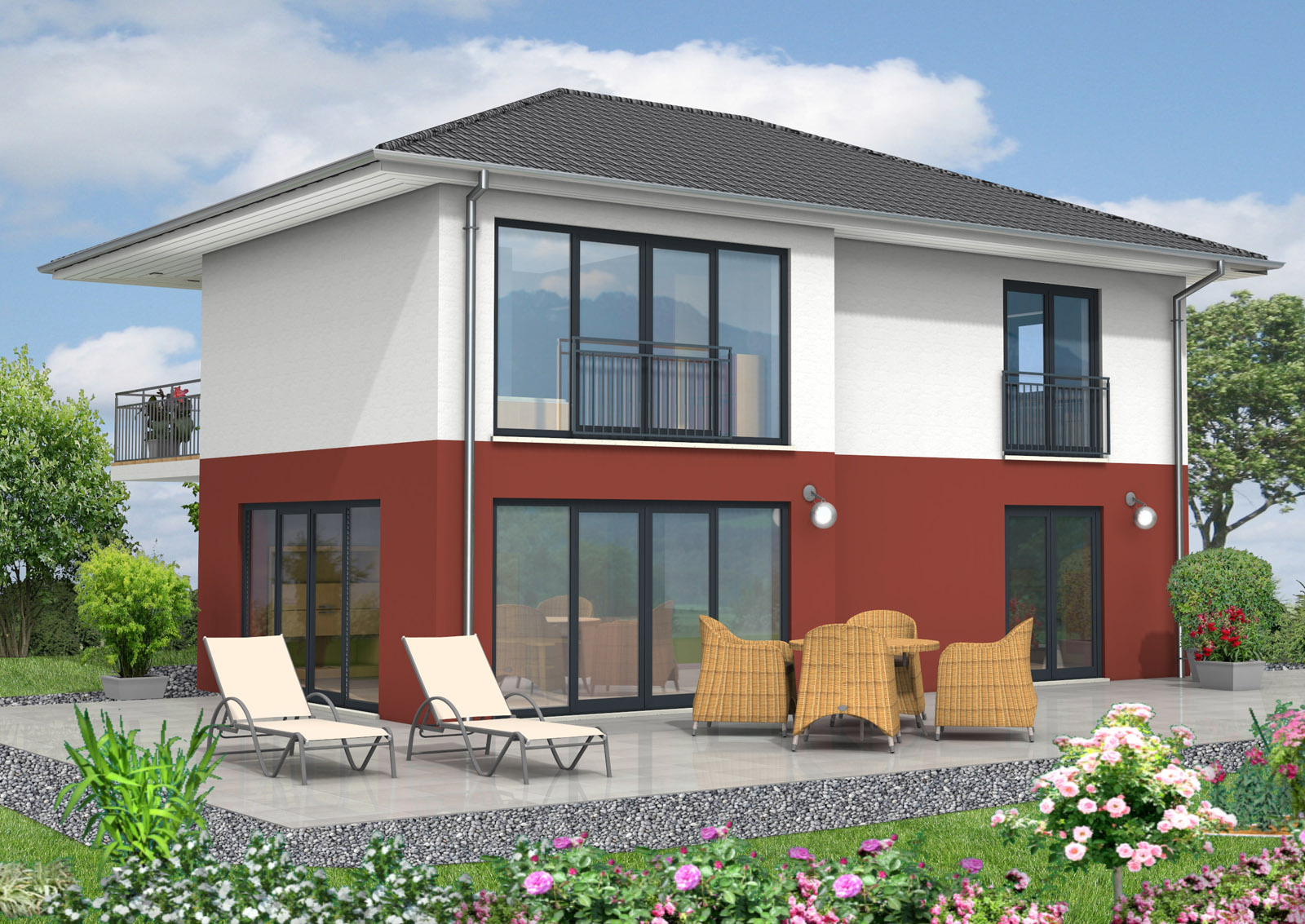Stadtvilla 154 m² Ansicht 2