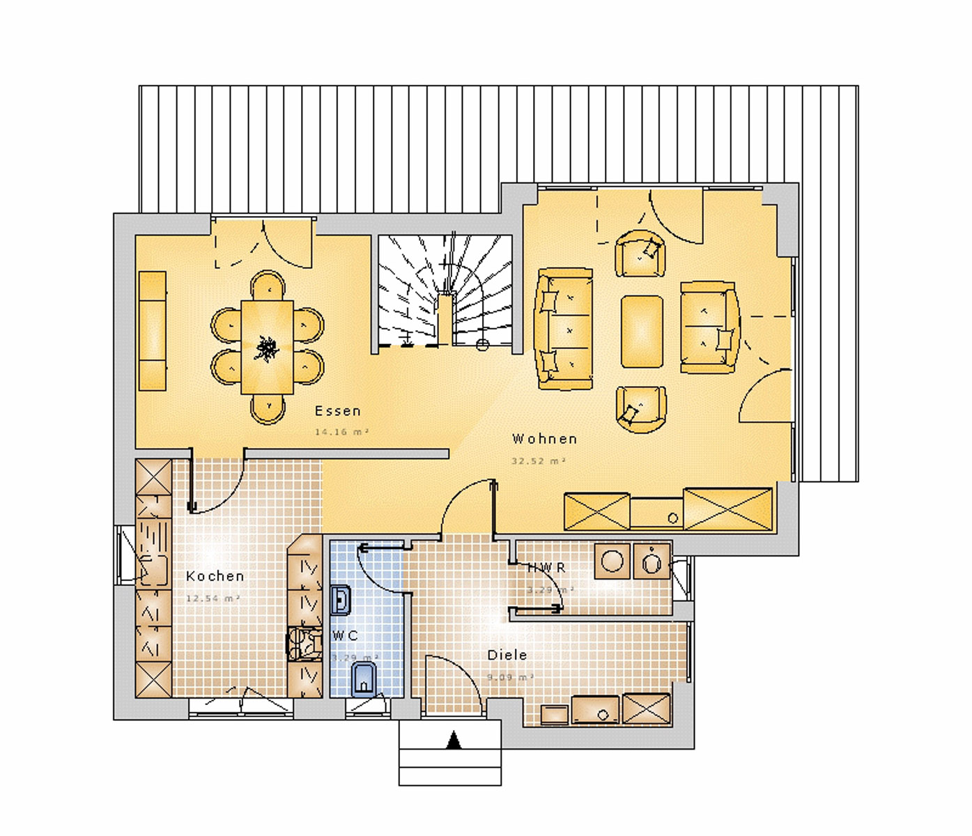 Stadtvilla 154 m² EG