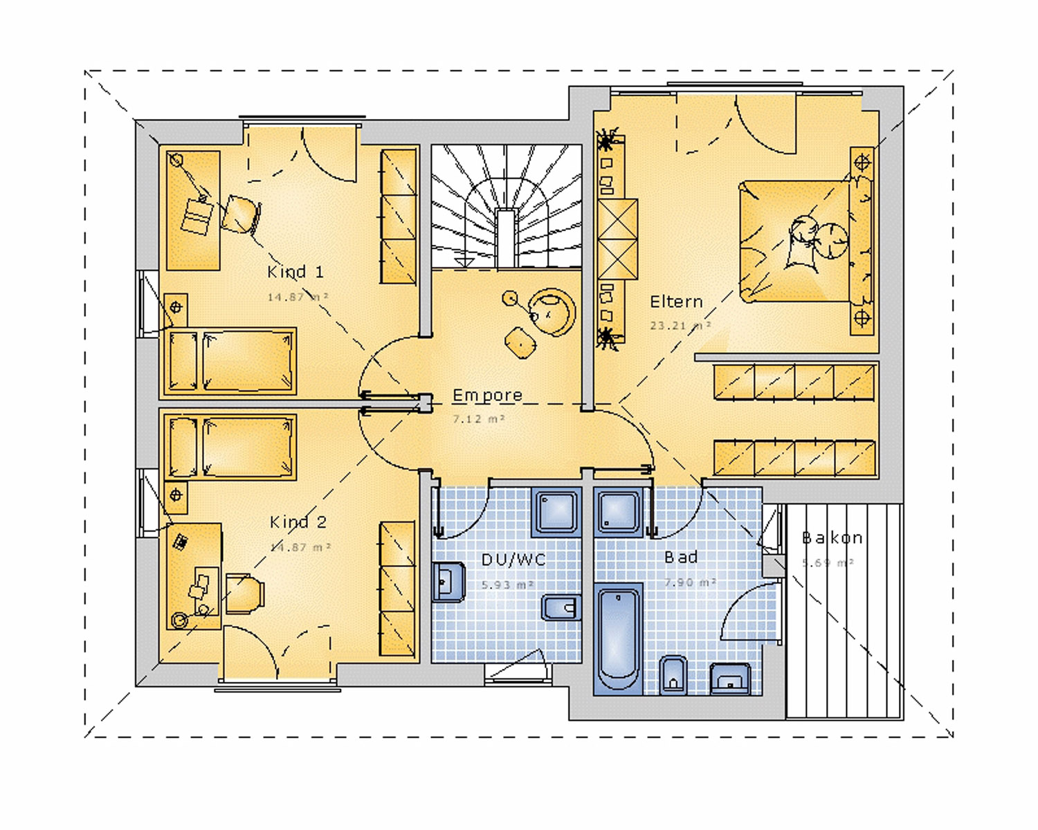 Stadtvilla 154 m² OG