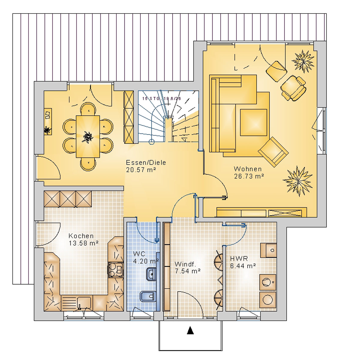 Stadtvilla 155 m² EG
