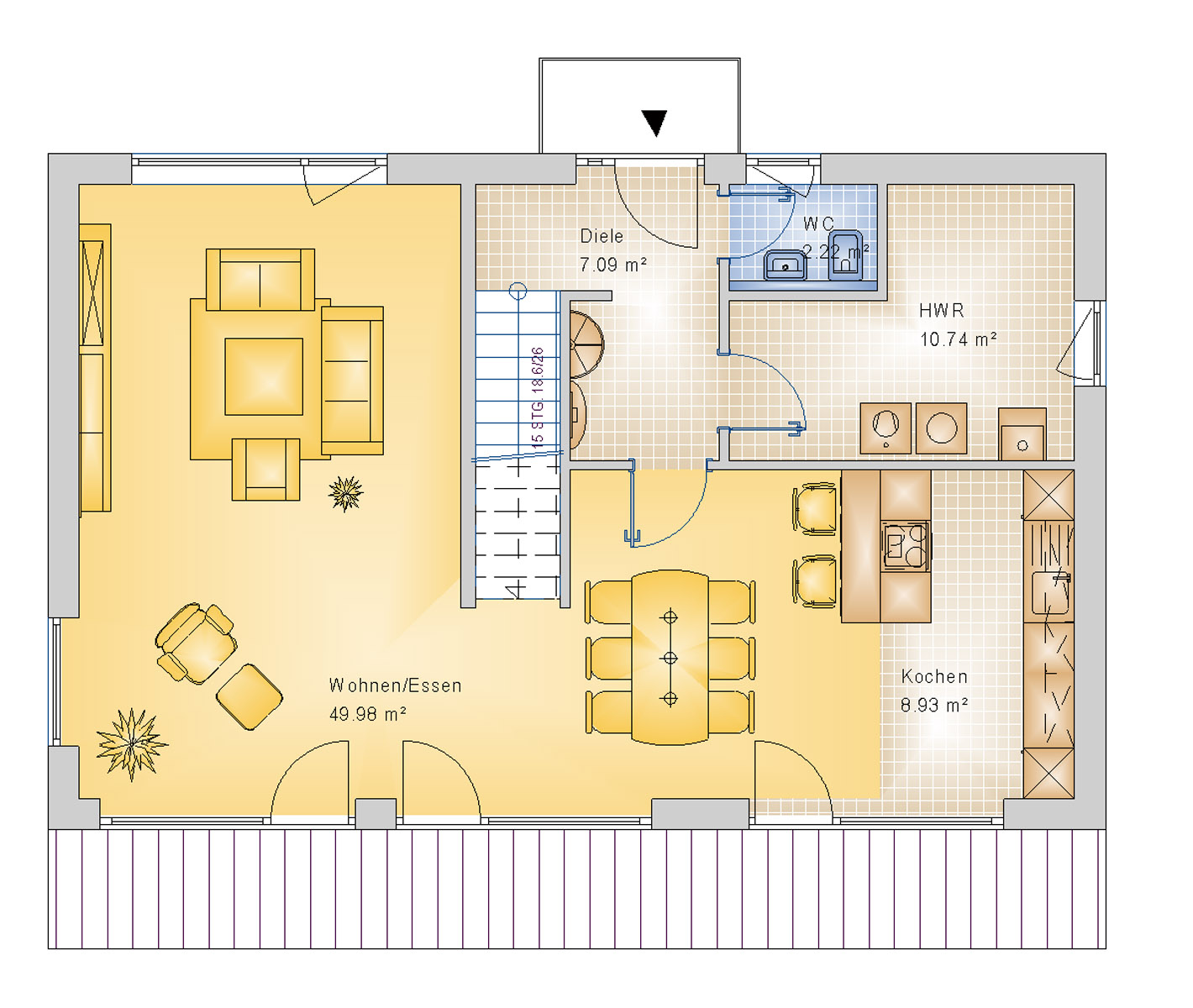 Stadtvilla 155 m² EG