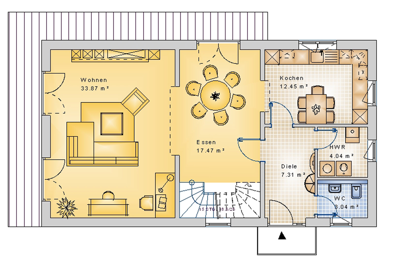 Stadtvilla 158 m² EG