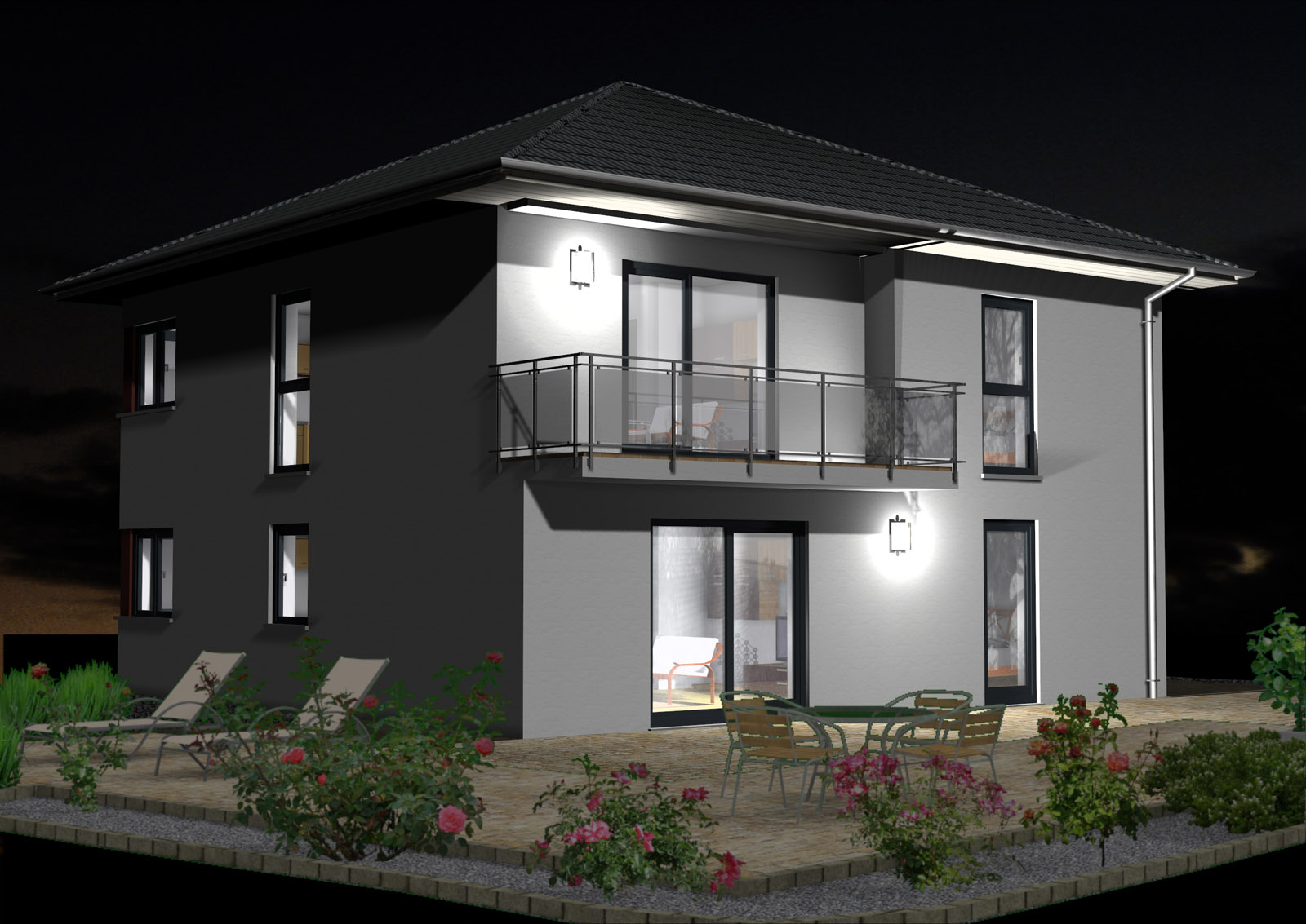 Stadtvilla 164 m² Ansicht 2