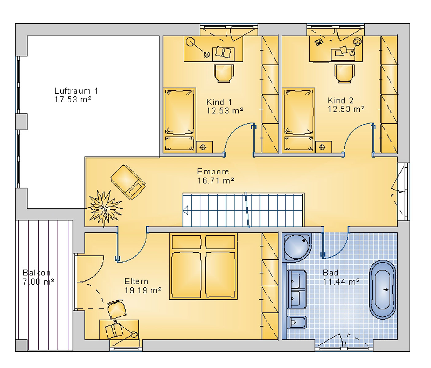 Stadtvilla 166 m² OG