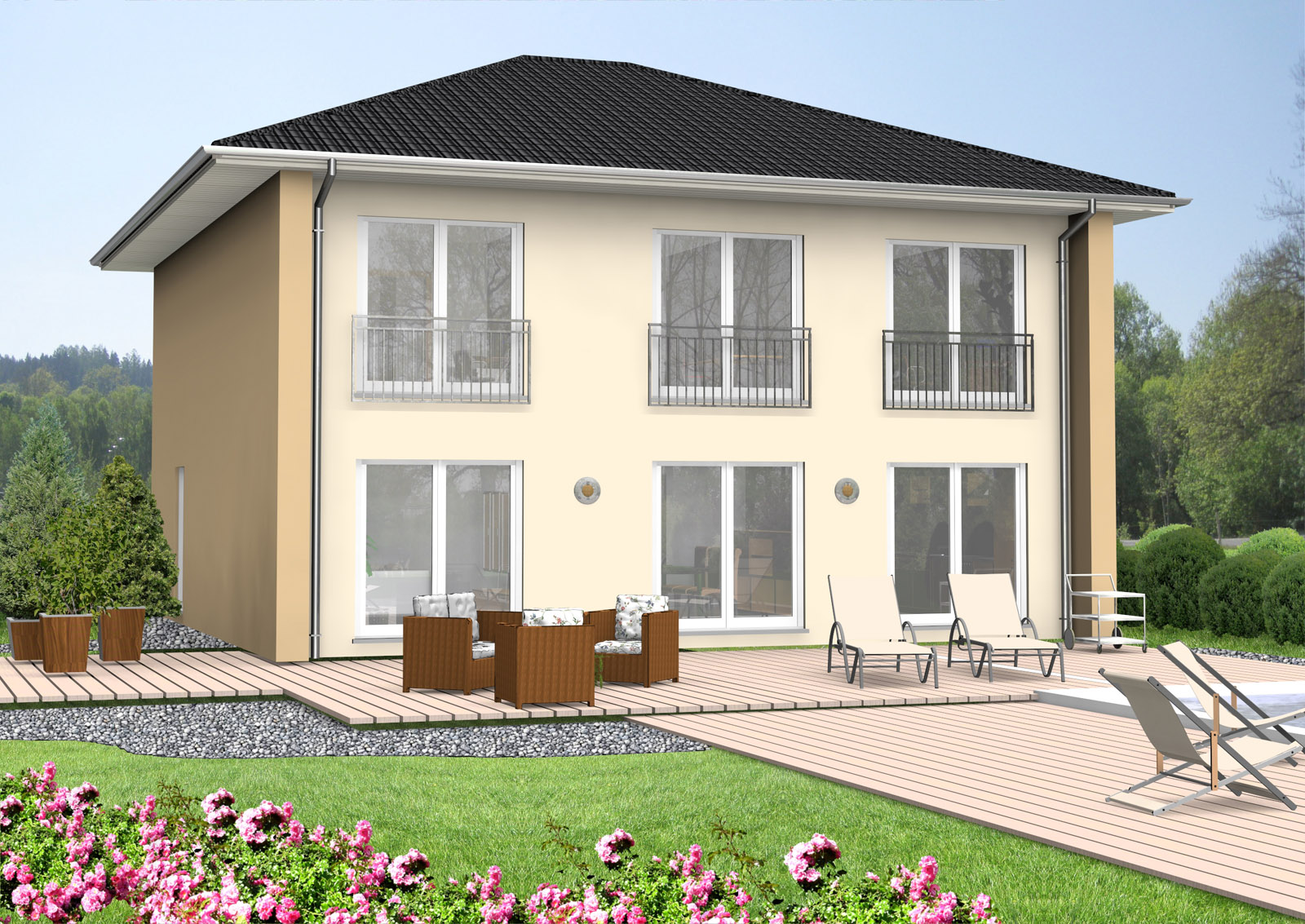 Stadtvilla 172 m² Ansicht 1