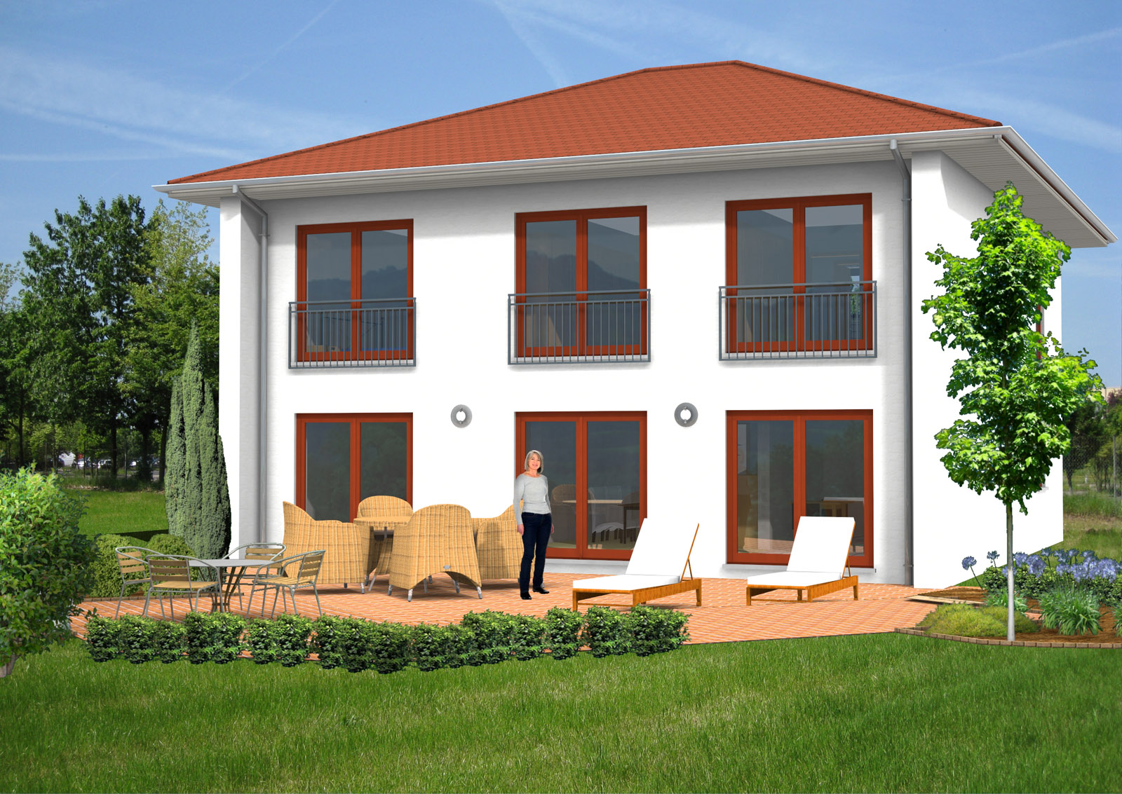 Stadtvilla 172 m² Ansicht 2