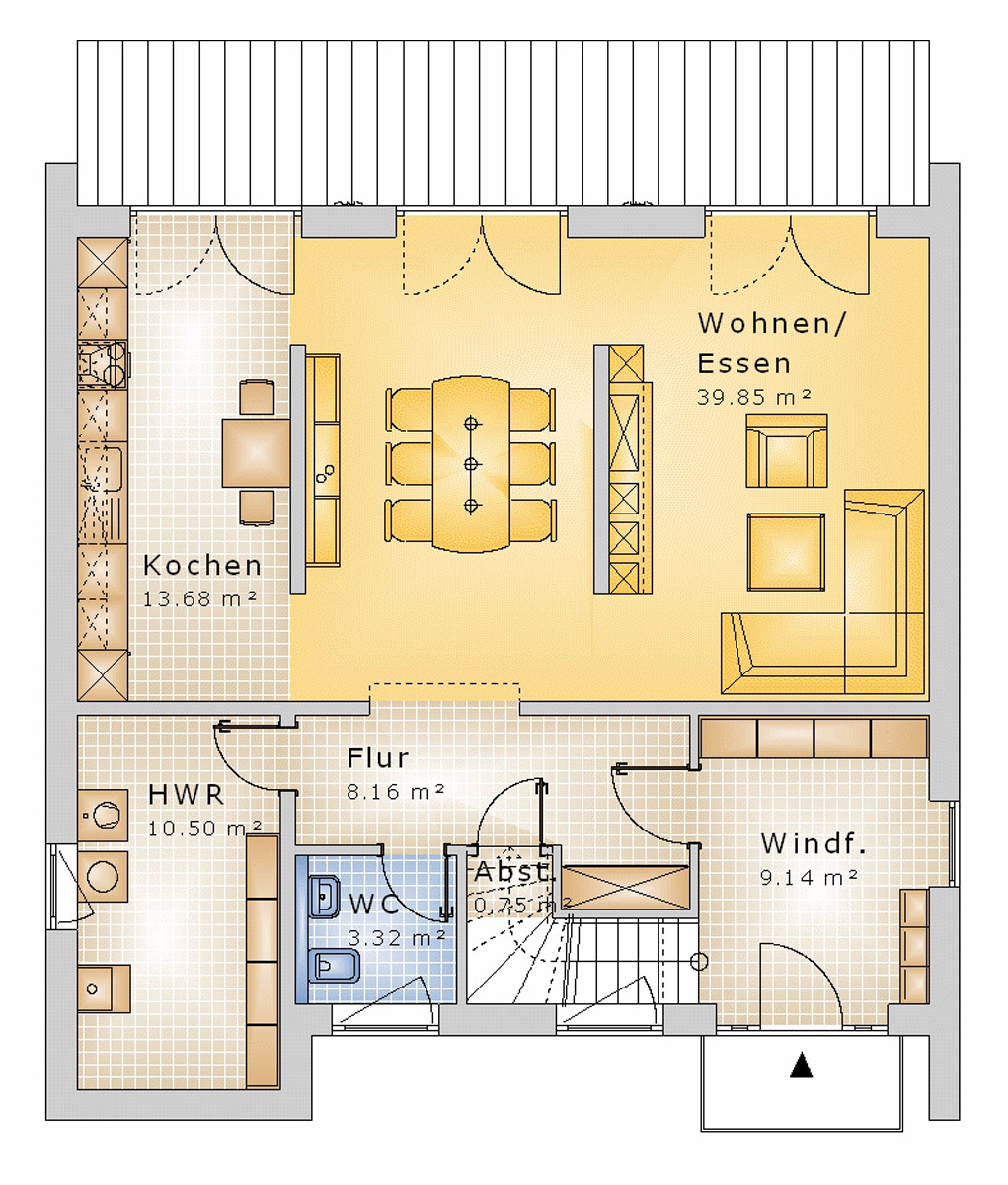 Stadtvilla 172 m² EG