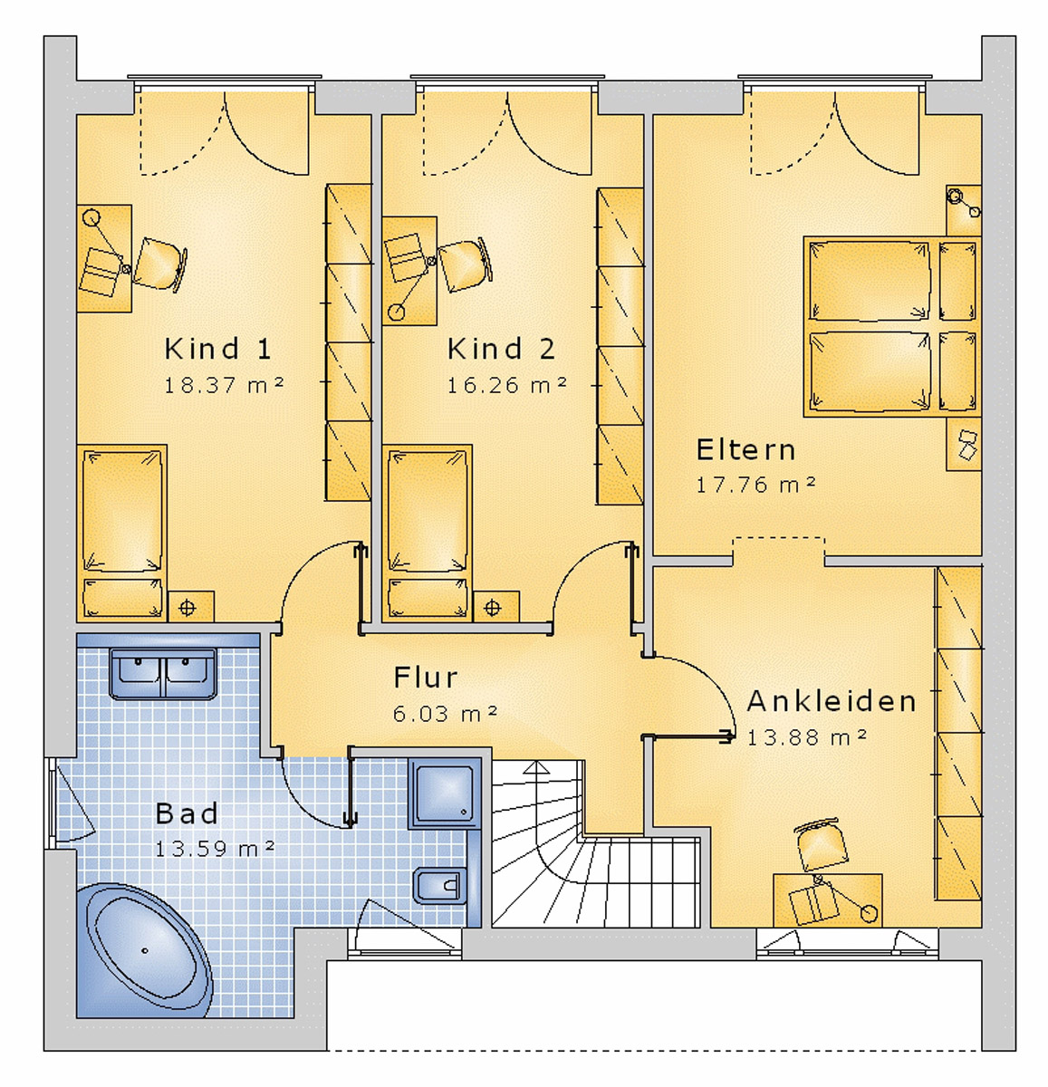 Stadtvilla 172 m² OG