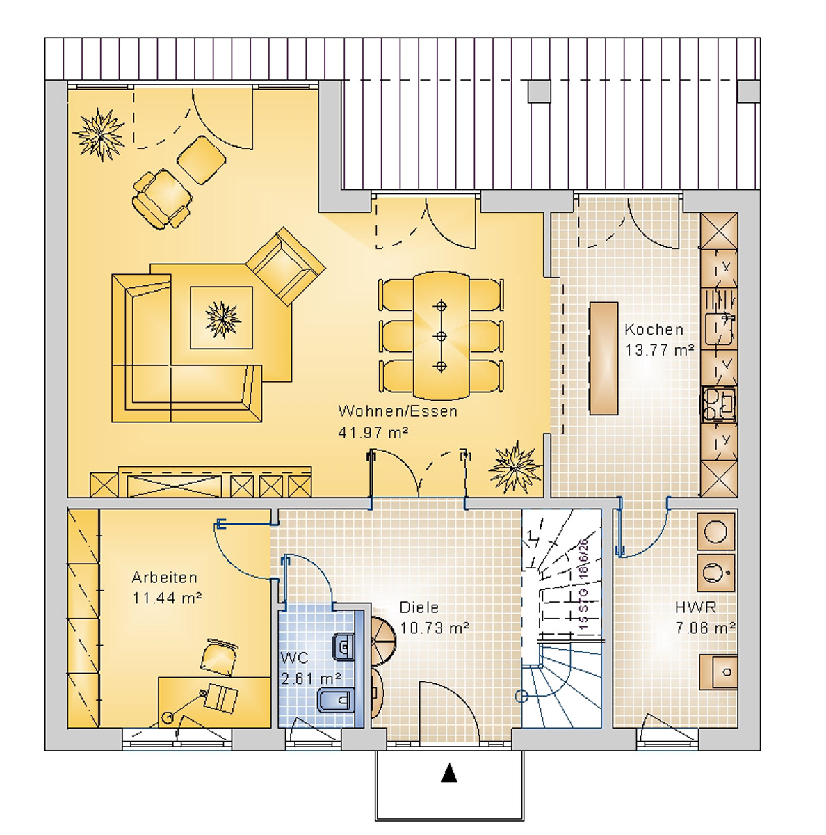 Stadtvilla 182 m² EG