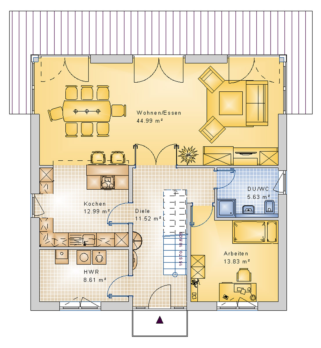 Stadtvilla 184 m² EG