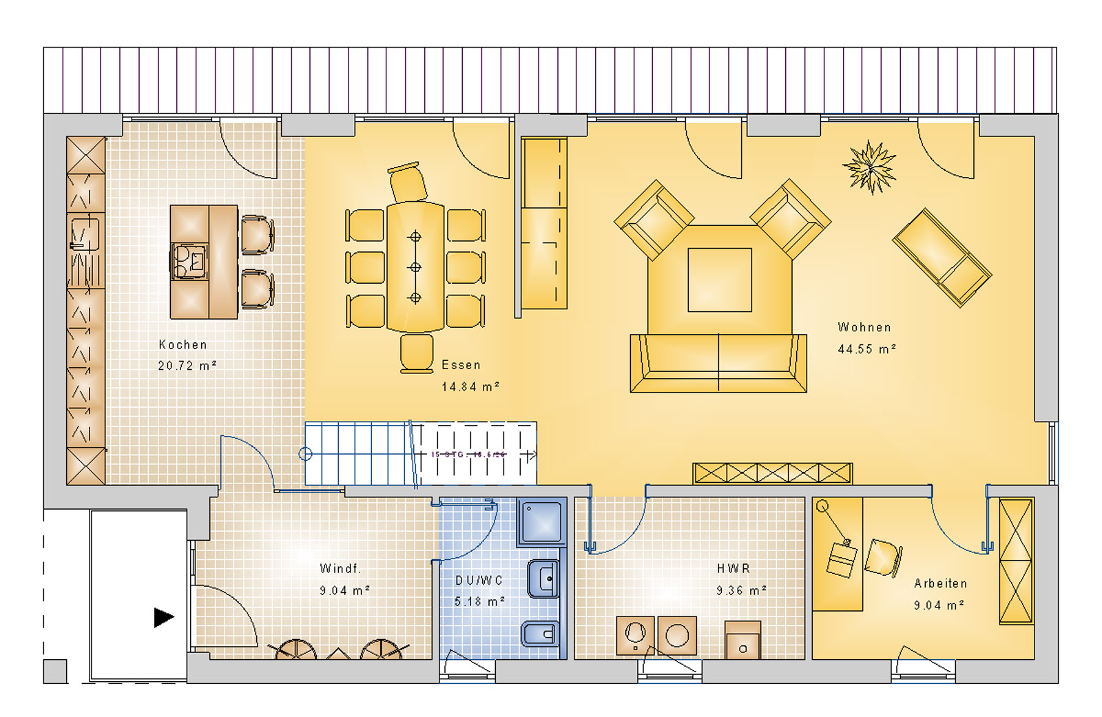 Stadtvilla 192 m² EG