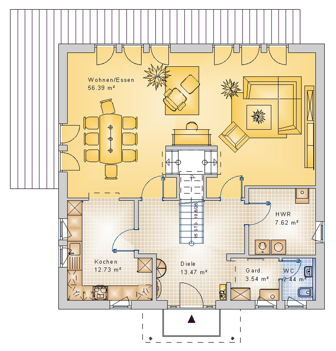 Stadtvilla 194 m² EG