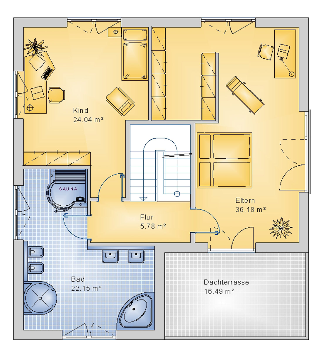 Stadtvilla 196 m² OG
