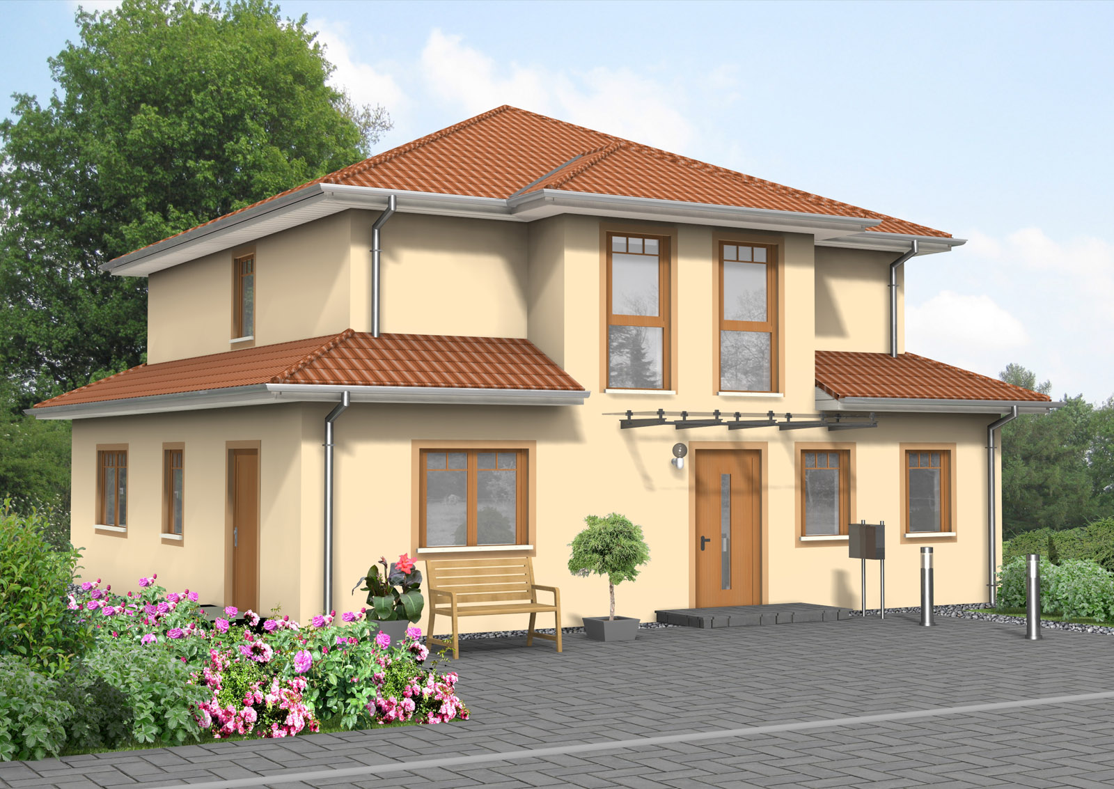 Staffelhaus 162 m² Ansicht 2