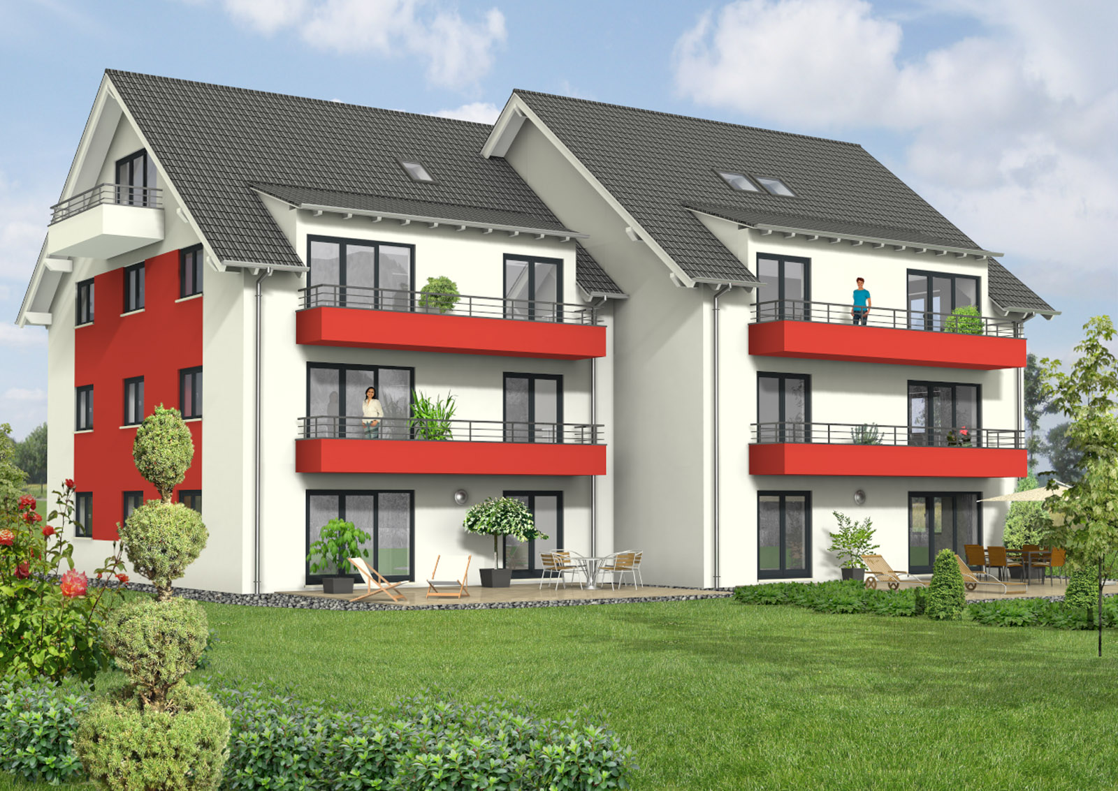 Wohnanlage mit 8 Wohnungen Ansicht 5
