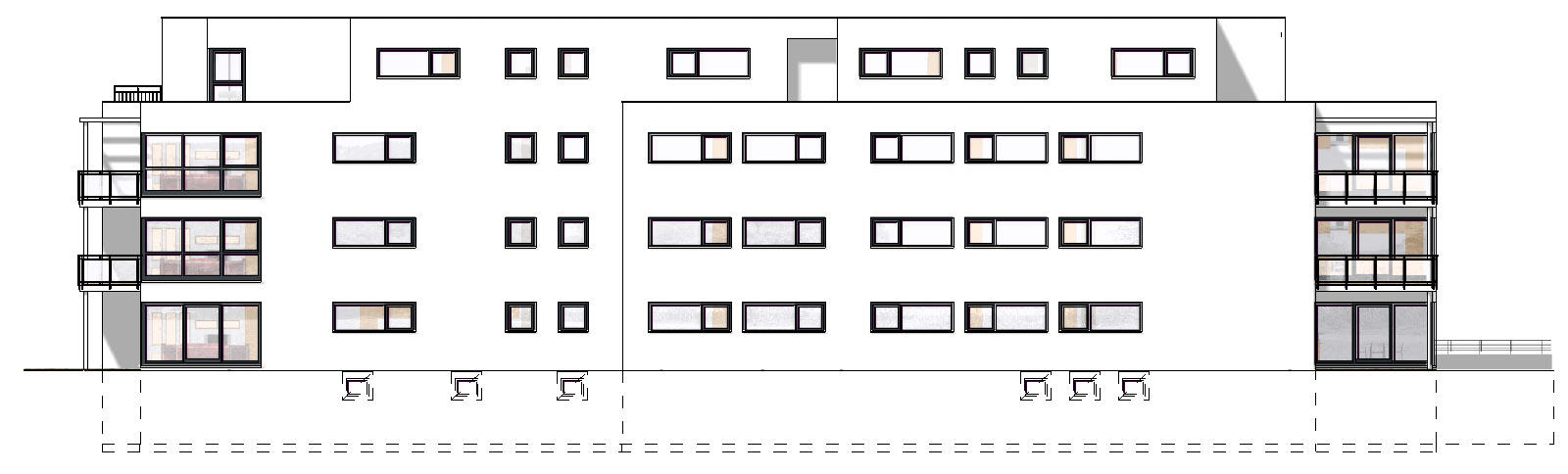 Wohnanlage mit 17 Wohnungen Ansicht 3