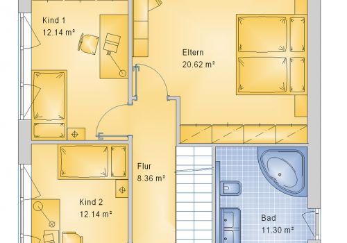 Bauhaus 115 m² DG