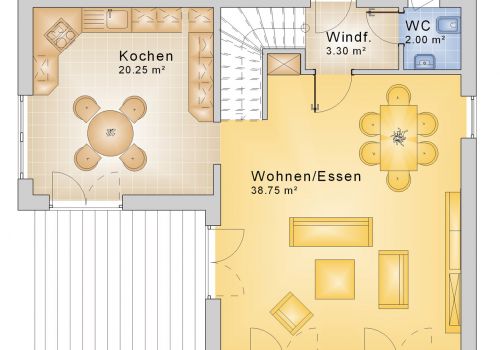 Bauhaus 126 m² EG