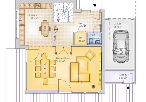 Bauhaus 127 m² EG