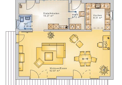 Bauhaus 133 m² EG