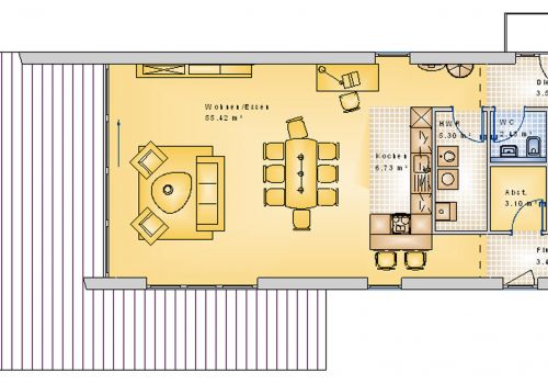 Bauhaus 134 m² EG