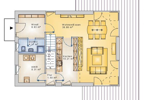 Bauhaus 140 m² EG