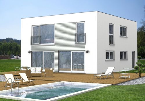 Bauhaus 141 m² Ansicht 1