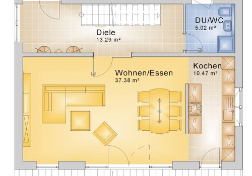 Bauhaus 144 m² EG