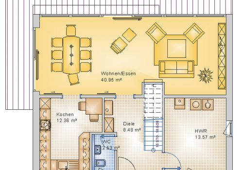 Bauhaus 158 m²  EG