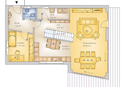 Bauhaus 160 m² EG