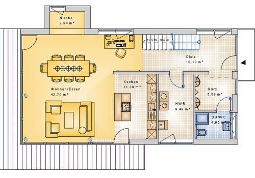 Bauhaus 162 m² EG