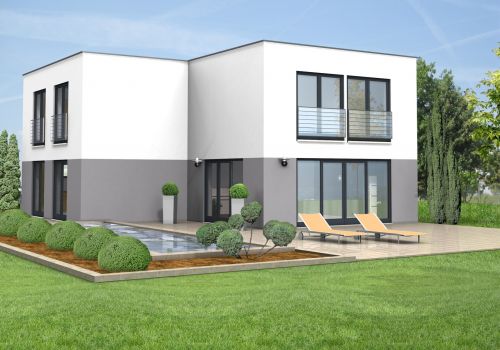 Bauhaus 165 m² Ansicht 2