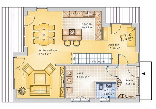 Bauhaus 166 m² EG