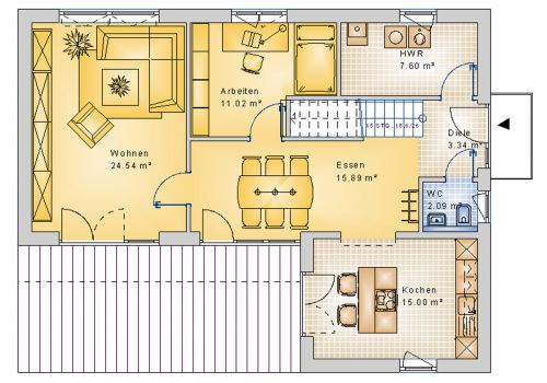 Bauhaus 170 m² EG