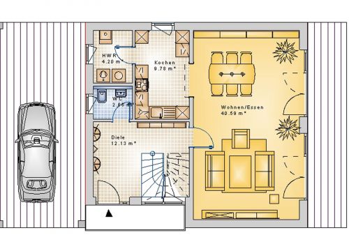 Bauhaus 171 m² EG